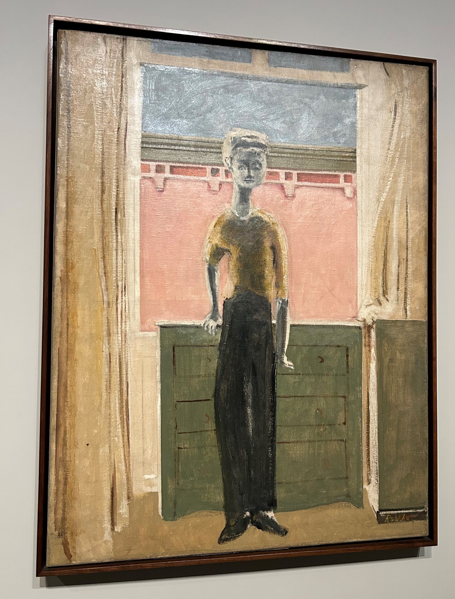 Portrait, 1939 - huile sur toile - collection Christopher Rothko