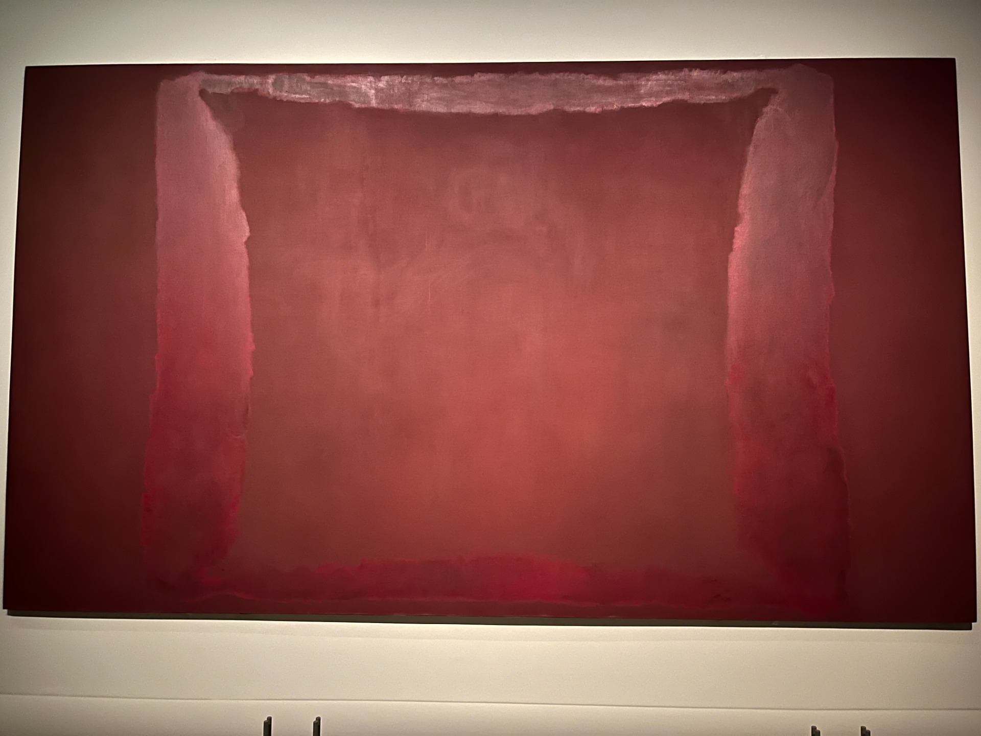 Brown and Black in Reds, 1957 - huile sur toile - collection Adriana & Robert Munchin