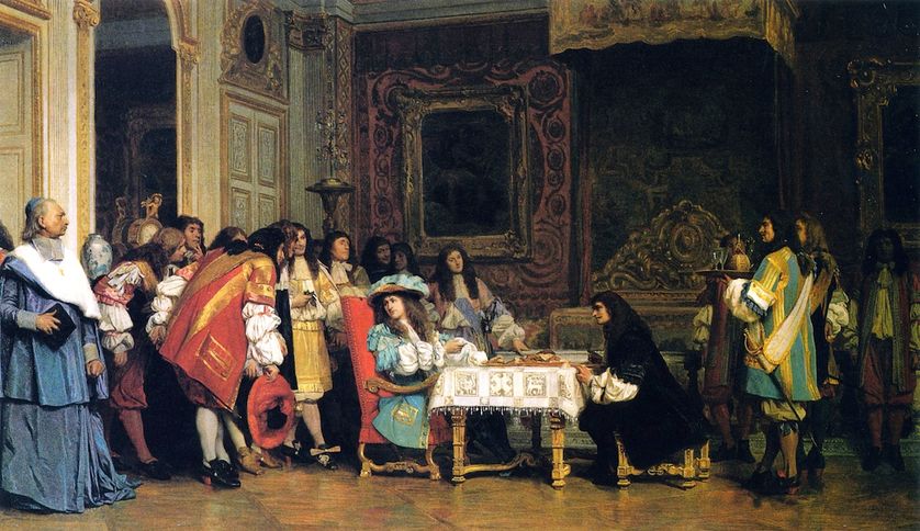 Jean-Léon Gérôme : Louis XIV et Molière, 1863 - Malden Public Library