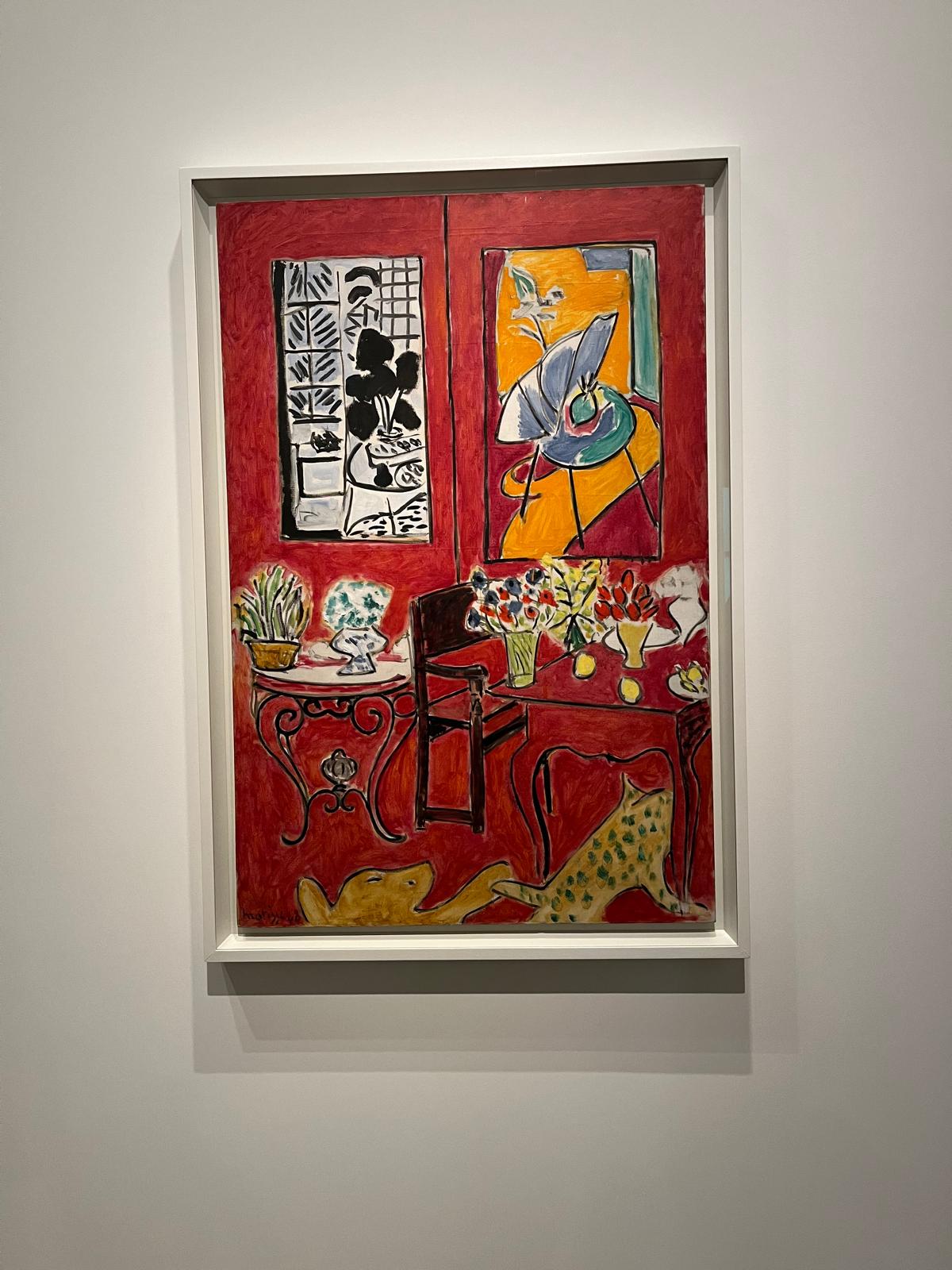 Grand Intérieur Rouge, Matisse